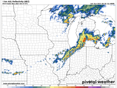 Severe thunderstorms overnight 