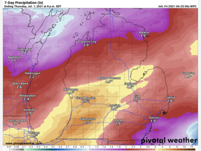 Excessive rainfall ahead